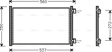 Ava Quality Cooling FT 5214 - Конденсатор кондиционера autospares.lv