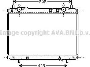 Ava Quality Cooling FT 2270 - Радиатор, охлаждение двигателя autospares.lv