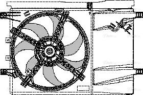 Ava Quality Cooling FT 7532 - Вентилятор, охлаждение двигателя autospares.lv