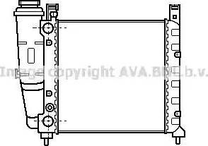 Ava Quality Cooling FTA2038 - Радиатор, охлаждение двигателя autospares.lv