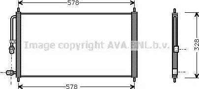 Ava Quality Cooling HD 5083 - Конденсатор кондиционера autospares.lv