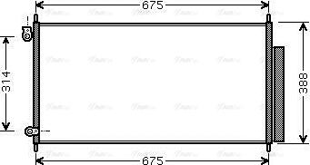 Ava Quality Cooling HD5185D - Конденсатор кондиционера autospares.lv