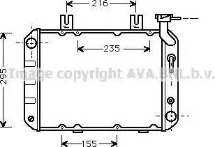 Ava Quality Cooling HD 2013 - Радиатор, охлаждение двигателя autospares.lv