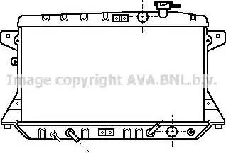 Ava Quality Cooling HD 2024 - Радиатор, охлаждение двигателя autospares.lv