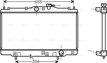 Ava Quality Cooling HD 2070 - Радиатор, охлаждение двигателя autospares.lv