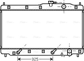 Ava Quality Cooling HD 2172 - Радиатор, охлаждение двигателя autospares.lv