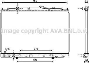 Ava Quality Cooling HD2252 - Радиатор, охлаждение двигателя autospares.lv