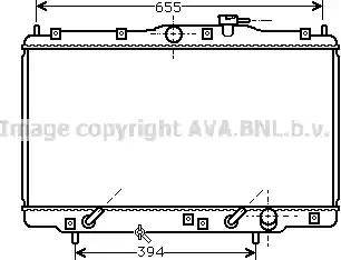 Ava Quality Cooling HDA2110 - Радиатор, охлаждение двигателя autospares.lv