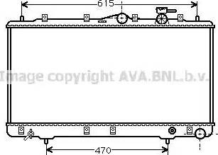 Ava Quality Cooling HY 2026 - Радиатор, охлаждение двигателя autospares.lv