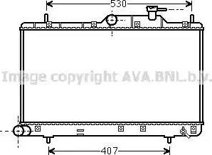 Ava Quality Cooling HY2307 - Радиатор, охлаждение двигателя autospares.lv