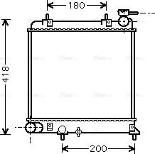 Ava Quality Cooling HYA2085 - Радиатор, охлаждение двигателя autospares.lv