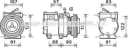 Ava Quality Cooling HYAK287 - Компрессор кондиционера autospares.lv