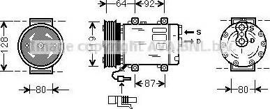 Ava Quality Cooling JE K039 - Компрессор кондиционера autospares.lv