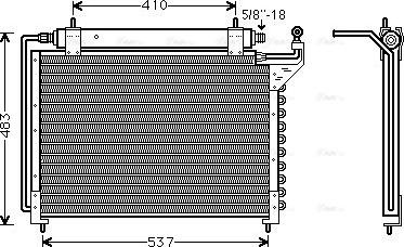 Ava Quality Cooling JR5013D - Конденсатор кондиционера autospares.lv