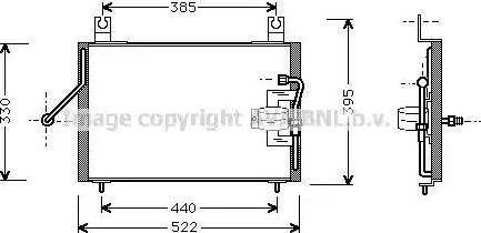 Ava Quality Cooling KA5004 - Конденсатор кондиционера autospares.lv