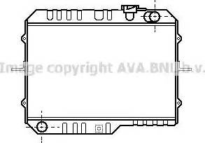 Ava Quality Cooling KA2002 - Радиатор, охлаждение двигателя autospares.lv