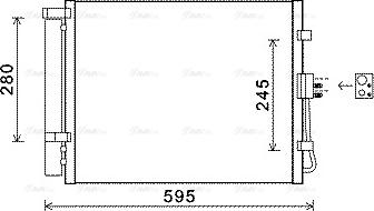 Ava Quality Cooling KAA5150D - Конденсатор кондиционера autospares.lv