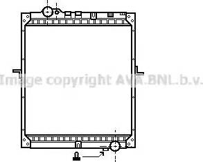 Ava Quality Cooling ME 2177 - Радиатор, охлаждение двигателя autospares.lv