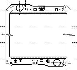 Ava Quality Cooling ME 2200 - Радиатор, охлаждение двигателя autospares.lv