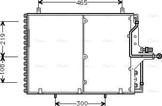 Ava Quality Cooling MS 5169 - Конденсатор кондиционера autospares.lv