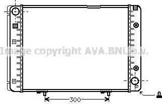 Ava Quality Cooling MS 2082 - Радиатор, охлаждение двигателя autospares.lv