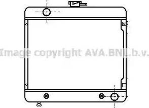 Ava Quality Cooling MS 2024 - Радиатор, охлаждение двигателя autospares.lv