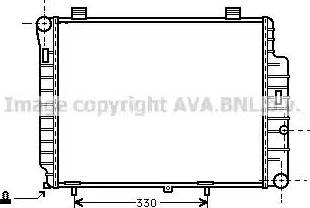 Ava Quality Cooling MS 2155 - Радиатор, охлаждение двигателя autospares.lv