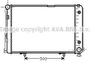 Ava Quality Cooling MSA2110 - Радиатор, охлаждение двигателя autospares.lv