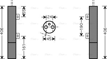 Ava Quality Cooling MS D090 - Осушитель, кондиционер autospares.lv