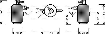 Ava Quality Cooling MS D003 - Осушитель, кондиционер autospares.lv