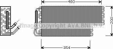 Ava Quality Cooling MS V384 - Испаритель, кондиционер autospares.lv