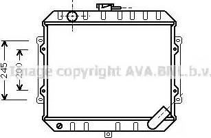 Ava Quality Cooling MT 2004 - Радиатор, охлаждение двигателя autospares.lv