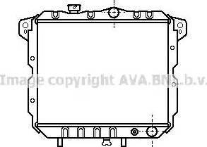 Ava Quality Cooling MT 2034 - Радиатор, охлаждение двигателя autospares.lv