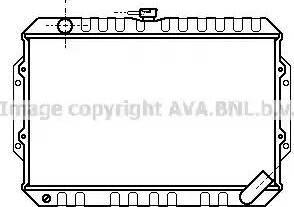 Ava Quality Cooling MT 2026 - Радиатор, охлаждение двигателя autospares.lv