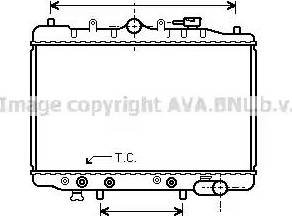 Ava Quality Cooling MZ 2064 - Радиатор, охлаждение двигателя autospares.lv