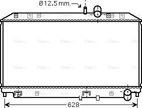 Ava Quality Cooling MZ 2169 - Радиатор, охлаждение двигателя autospares.lv