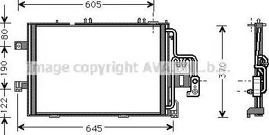 Ava Quality Cooling OL 5369 - Конденсатор кондиционера autospares.lv