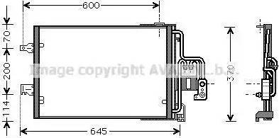 Ava Quality Cooling OL5385D - Конденсатор кондиционера autospares.lv