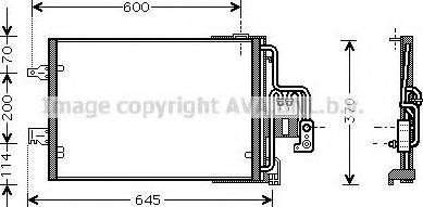 Ava Quality Cooling OL 5385 - Конденсатор кондиционера autospares.lv