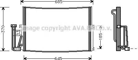 Ava Quality Cooling OL 5241 - Конденсатор кондиционера autospares.lv