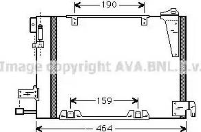 Ava Quality Cooling OL 5250 - Конденсатор кондиционера autospares.lv