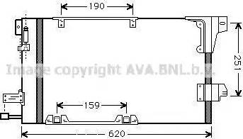 Ava Quality Cooling OL5251D - Конденсатор кондиционера autospares.lv