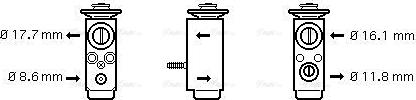 Ava Quality Cooling OL 1352 - Расширительный клапан, кондиционер autospares.lv
