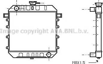 Ava Quality Cooling OL 2092 - Радиатор, охлаждение двигателя autospares.lv