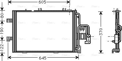 Ava Quality Cooling OLA5369 - Конденсатор кондиционера autospares.lv