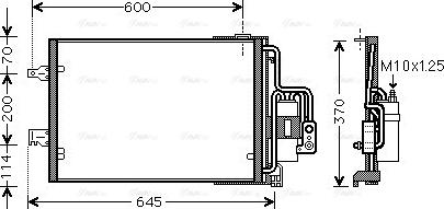 Ava Quality Cooling OLA5385D - Конденсатор кондиционера autospares.lv