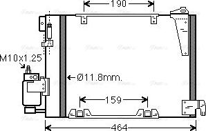 Ava Quality Cooling OLA5250D - Конденсатор кондиционера autospares.lv