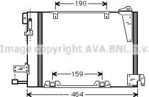 Ava Quality Cooling OLA5250 - Конденсатор кондиционера autospares.lv