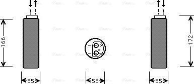 Ava Quality Cooling OL D153 - Осушитель, кондиционер autospares.lv