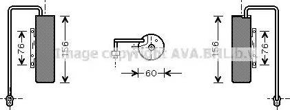 Ava Quality Cooling OLK331 - Компрессор кондиционера autospares.lv